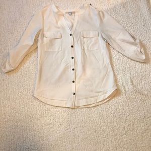 41 Hawthorne S Button Down Blouse